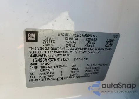 1GNSCHKC7HR171574